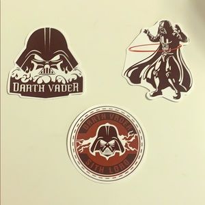 Darth Vader three sticker pack